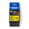 ЛЕНТА ЗА ЕТИКЕТНИ ПРИНТЕРИ BROTHER ТИП TZE FLEXI - 18 mm x 8 m - BLACK ON YELLOW FLEXIBLE ID - PN TZEFX641