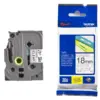 ЛЕНТА ЗА ЕТИКЕТНИ ПРИНТЕРИ BROTHER ТИП TZ - 18 mm x 800 m - BLACK ON CLEAR TAPE - PN TZE141