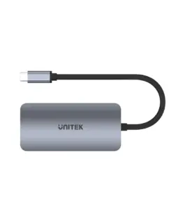 Alternative view of Unitek докинг станция Docking Station Type-C 5-in-1 - uHUB P5 Trio D1051A - USB-C PD100W x 1, HDMI x 2, VGA, USB3.0 x 1