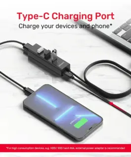Unitek хъб USB3.0 HUB 4 port