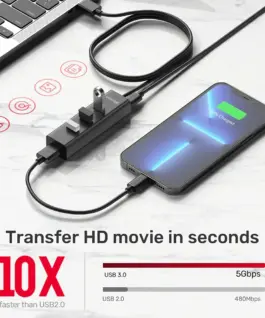 Unitek хъб USB3.0 HUB 4 port