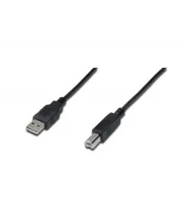 КАБЕЛ USB DIGITUS - USB 2.0  to USB-B - 5m - Black - PN AK-300105-050-S