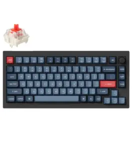 Механична клавиатура Keychron V1 MAX QMK 75% Carbon Black - Wireless