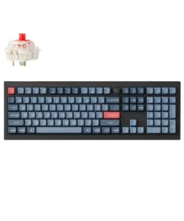 Механична клавиатура Keychron V6 MAX QMK Carbon Black - Wireless Full-Size