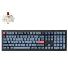 Механична клавиатура Keychron V6 MAX QMK Carbon Black - Wireless Full-Size