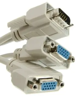 Alternative view of VCom Сплитер VGA splitter HD15 M - 2xHD15 F - CG021-0.2m