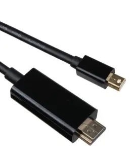 VCom Кабел Mini Display Port M / HDMI M 4K 2160p - CG615L-1.8m-4K Black