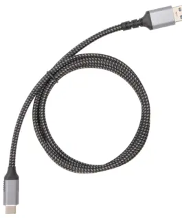 Alternative view of VCom Кабел USB 3.2 Gen2 Type-C / USB AM, 10Gbps, Black - CU401M-1m