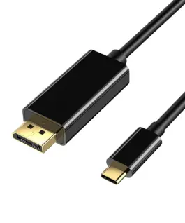 VCom кабел Cable Type-C to DisplayPort - Black - CU422C-1.8m