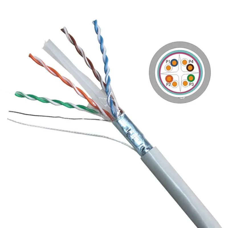 VCom Кабел FTP cable 4Pair Cat6 23AWG 305m - NC624-305 - Image 12