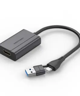 Vention адаптер Adapter USB-C/A to HDMI F - ACYHB