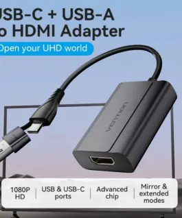 Alternative view of Vention адаптер Adapter USB-C/A to HDMI F - ACYHB