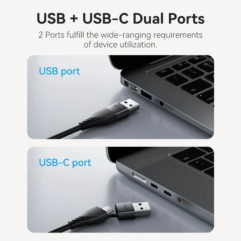 Vention адаптер Adapter USB-C/A to HDMI F - ACYHB - Image 3