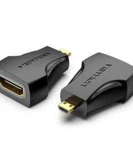 Vention Адаптер Adapter Micro HDMI M / HDMI F Black - AITB0