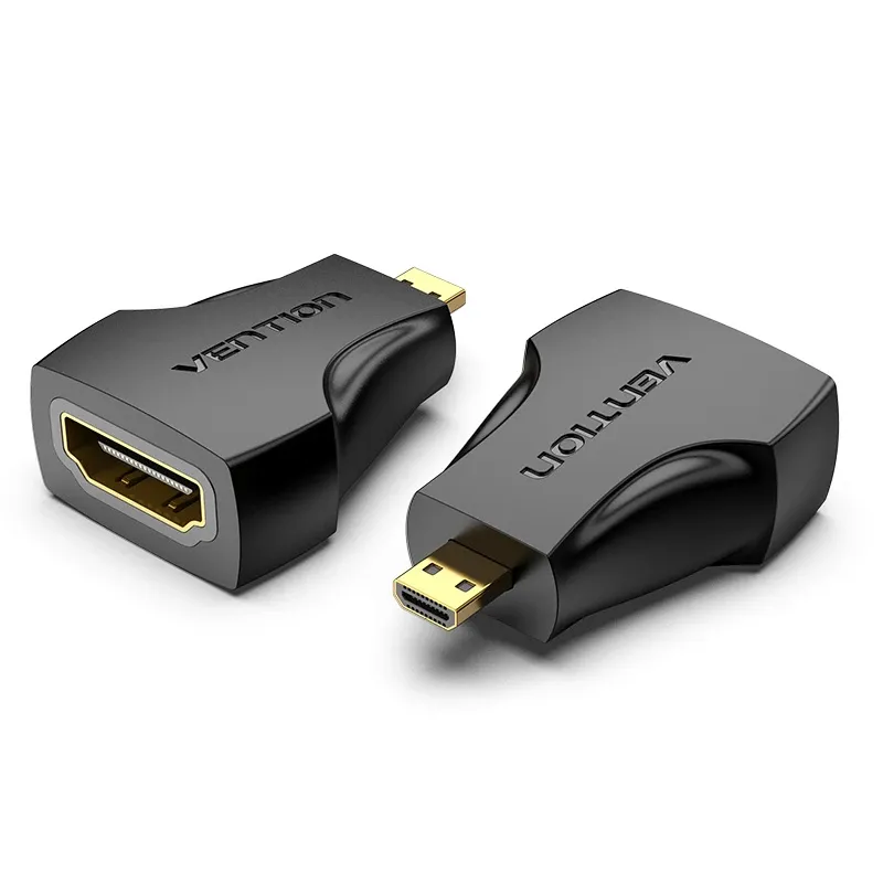 Vention Адаптер Adapter Micro HDMI M / HDMI F Black - AITB0