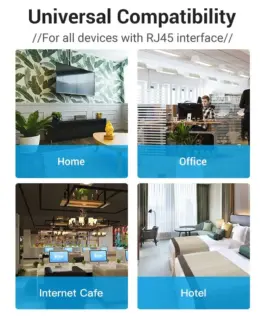 Vention Кабел LAN UTP Cat.6 Patch Cable – 1M Red – IBERF