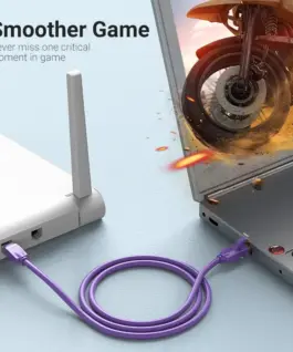 Vention Кабел LAN UTP Cat.6 Patch Cable – 2M Purple – IBEVH