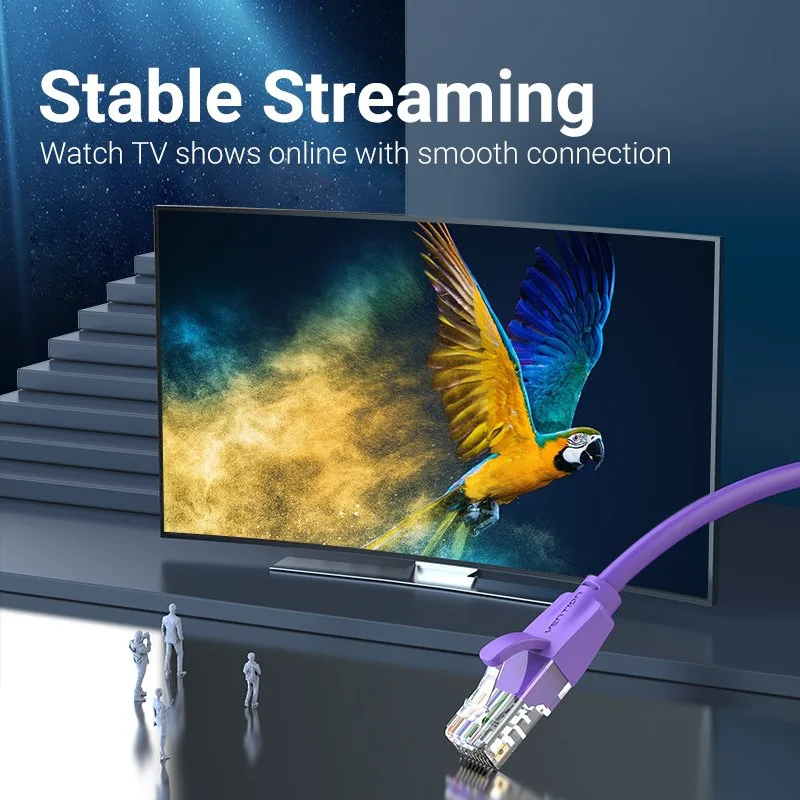Vention Кабел LAN UTP Cat.6 Patch Cable - 2M Purple - IBEVH - Image 108