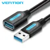 Vention Кабел USB 3.0 Extension AM / AF - 1.0M Black - CBHBF