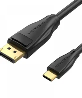 Alternative view of Vention кабел Cable Type-C to DisplayPort - 1.5m 8K Black - CGYBG