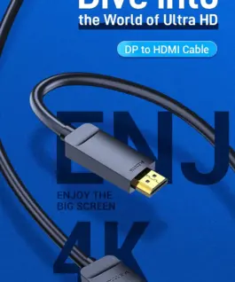 Vention кабел Cable DisplayPort to HDMI 3.0m – 4K