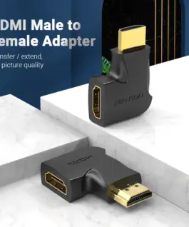 Alternative view of Vention Адаптер Adapter HDMI Vertical Flat 90 Degree M/F - AIPB0