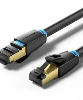 Vention Кабел LAN SFTP Cat.8 Patch Cable - 3.0M Black 40Gbps - IKABI