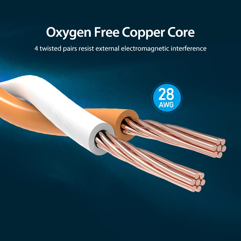 Vention Кабел LAN SFTP Cat.8 Patch Cable - 1M Black 40Gbps - IKABF - Image 76