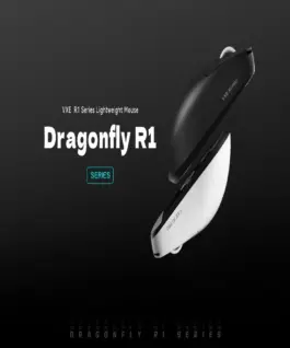 VXE професионална геймърска мишка Wireless Gaming Mouse Dragonfly R1 1K – Huano Ice Berry Pink Dot Switches