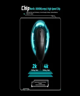 VXE професионална геймърска мишка Wireless Gaming Mouse Dragonfly R1 1K – Huano Ice Berry Pink Dot Switches