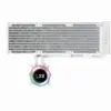 Охладител за процесор Lian Li HydroShift II LCD-C 360 Fanless ARGB - Бял