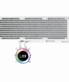 Охладител за процесор Lian Li HydroShift II LCD-C 360 Fanless ARGB - Бял