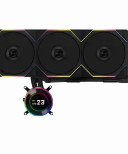 Охладител за процесор Lian Li HydroShift II LCD-C 360TL ARGB - Черен