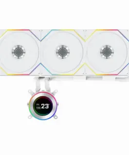 Охладител за процесор Lian Li HydroShift II LCD-C 360TL ARGB - Бял