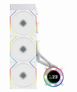Alternative view of Охладител за процесор Lian Li HydroShift II LCD-C 360TL ARGB - Бял
