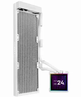 Охладител за процесор Lian Li HydroShift II LCD-S 360N Fanless ARGB - Бял