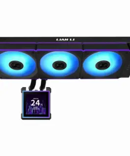 Alternative view of Охладител за процесор Lian Li HydroShift II LCD-S 360CL RGB - Черен