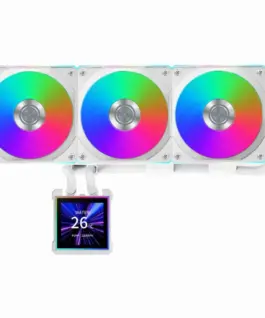 Охладител за процесор Lian Li HydroShift II LCD-S 360CL RGB - Бял