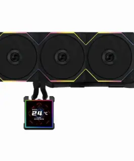 Охладител за процесор Lian Li HydroShift II LCD-S 360TL RGB - Черен
