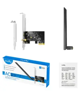 Alternative view of Мрежова карта Cudy WE650, Dual-Band WiFi 5 PCI-e, 433 + 200 Mbps