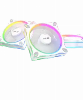 Alternative view of Комплект Вентилатори 3в1 ASUS PRIME MR120 ARGB Reverse White Edition