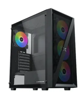 Xigmatek кутия Case ATX - Blade - 4 RGB Fans