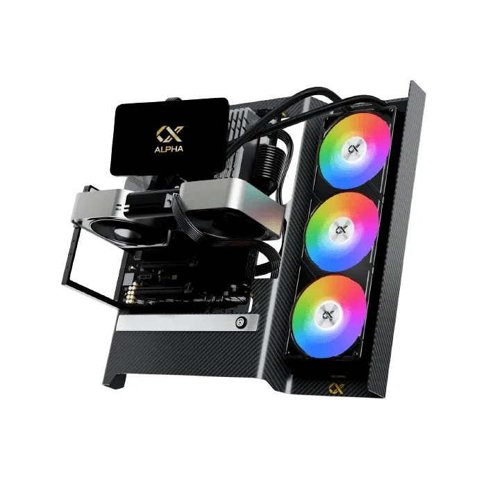 Xigmatek кутия Case ATX - Carbonic Black - Carbon Fiber - Image 17