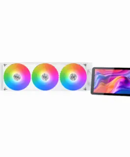Alternative view of Xigmatek водно охлаждане Water Cooling Connect Pro 360 Arctic - 7 inch Magnetic LCD Display