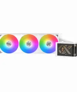 Alternative view of Xigmatek водно охлаждане Water Cooling Connect Ultra 360 Arctic - 6.8 inch Curve AMOLED Display