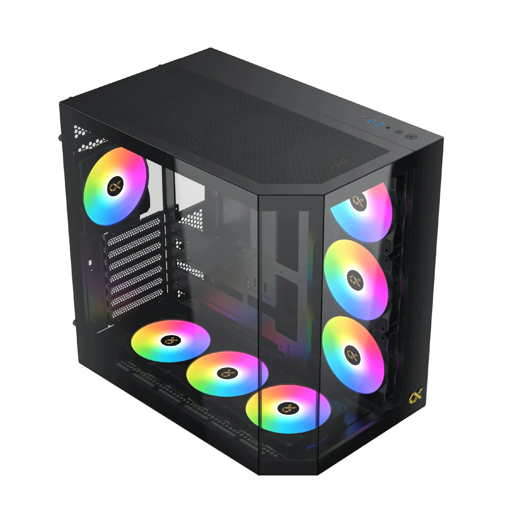 Xigmatek кутия Case EATX - Cubi II - 7 ARGB Fans - Image 17