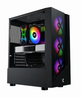 Alternative view of Xigmatek кутия Case ATX - Duke - 4 RGB Fans