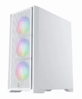 Alternative view of Xigmatek кутия Case ATX - Gaming X II Arctic - 4 ARGB Fans