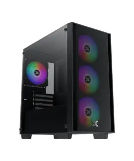 Xigmatek кутия Case mATX - NYX Air II - 4 RGB Fans