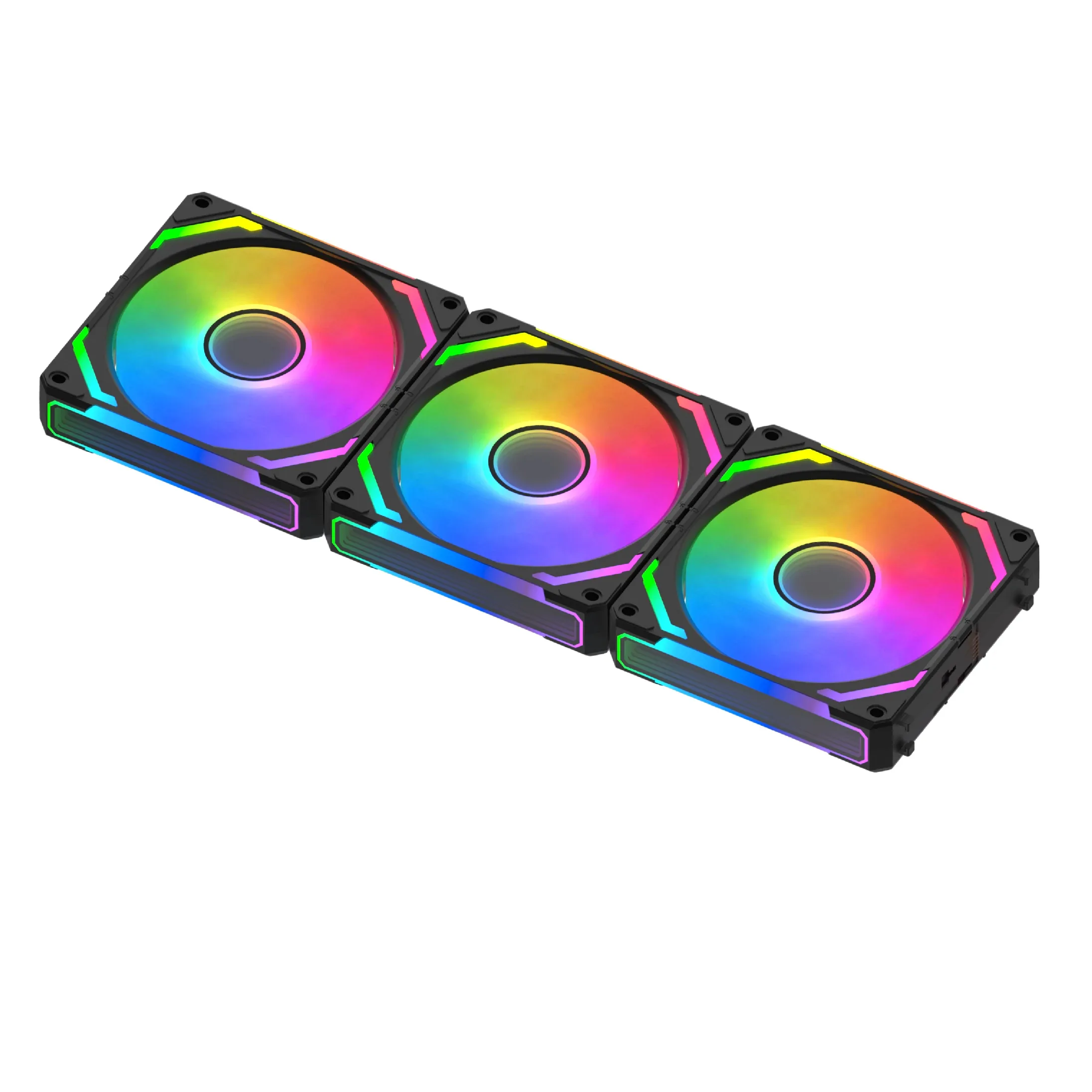 Xigmatek Комплект вентилатори Fan Pack 3-in-1 3x120mm - Starlink Ultra - Infinity Mirror, A-RGB - Image 85